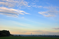 Morgenhimmel Richtung Westen...