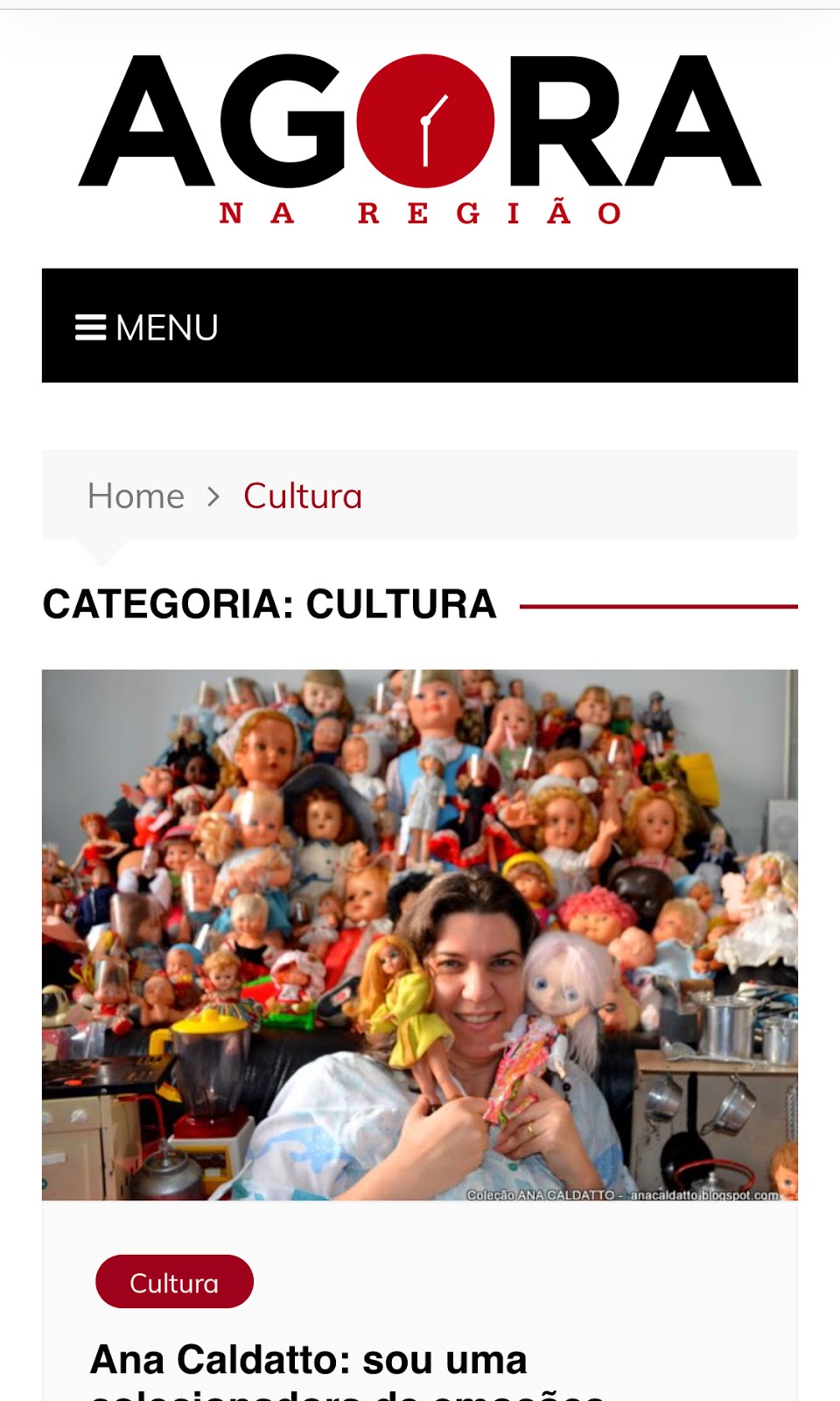 Reportagem no Jornal